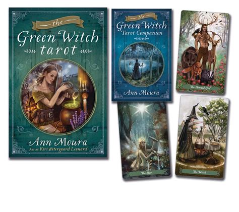Digital guidebook for the Green witch tarot card deck